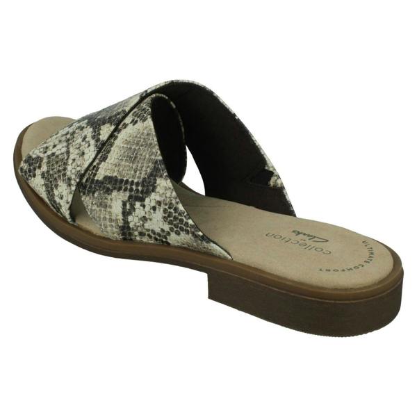 Clarks Ladies Clarks Slip On Summer Sandals Declan Ivy