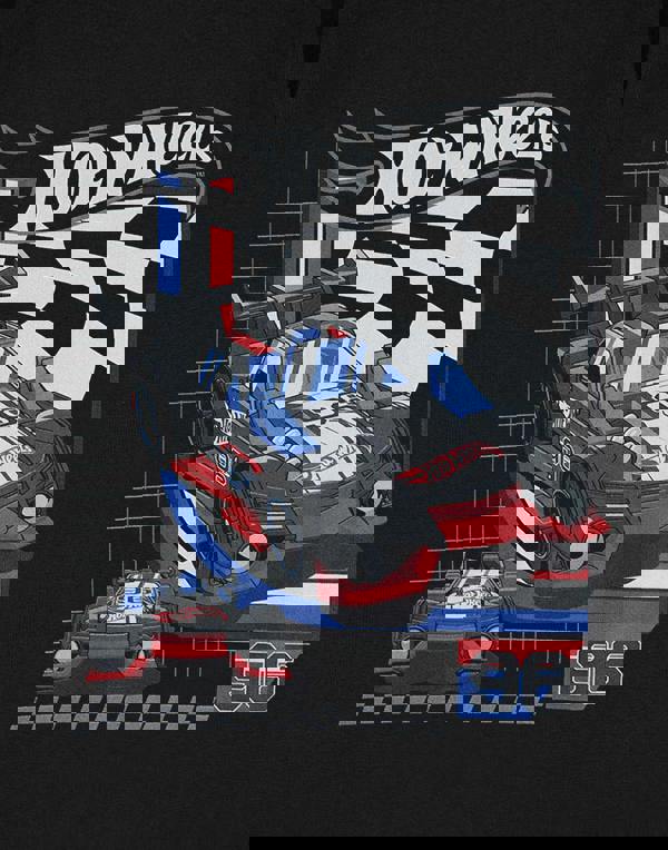 Hot Wheels Boys Black 96 Sweatshirt