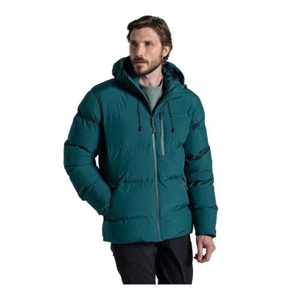 Craghoppers Mens Mardale Waterproof Hooded Jacket - Dark Viridian - 