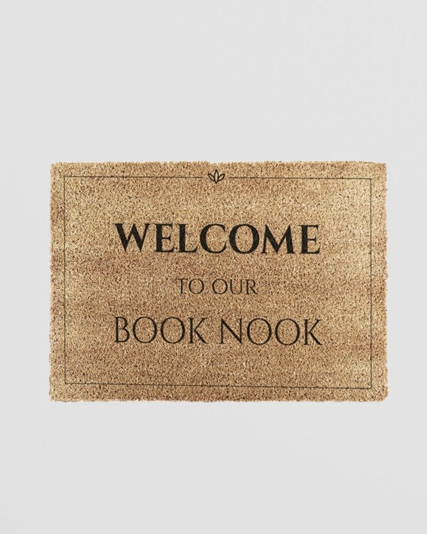 Welcome To Our Book Nook Doormat (60 x 40cm)