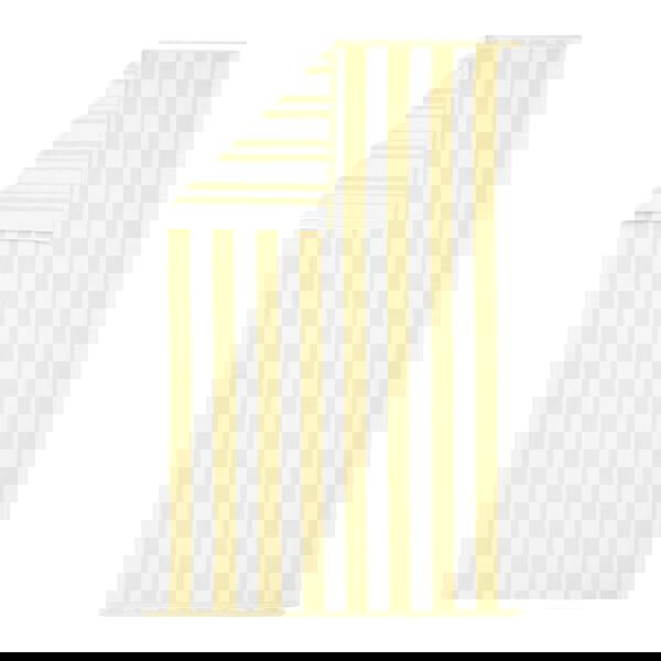 Bianca Reversible Stripe Cotton Jacquard Towel Yellow