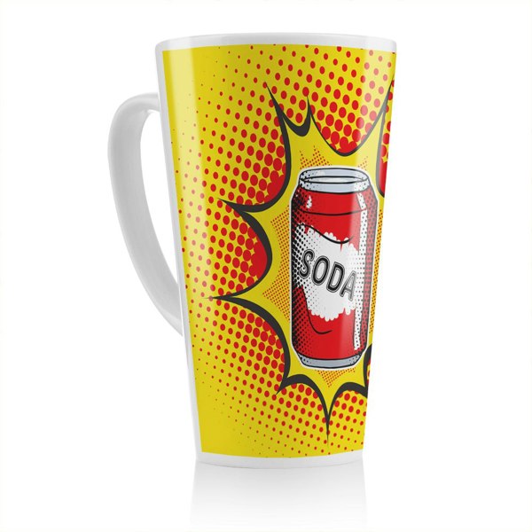 Benjamin Tate Design retro style Designer Latte Mug