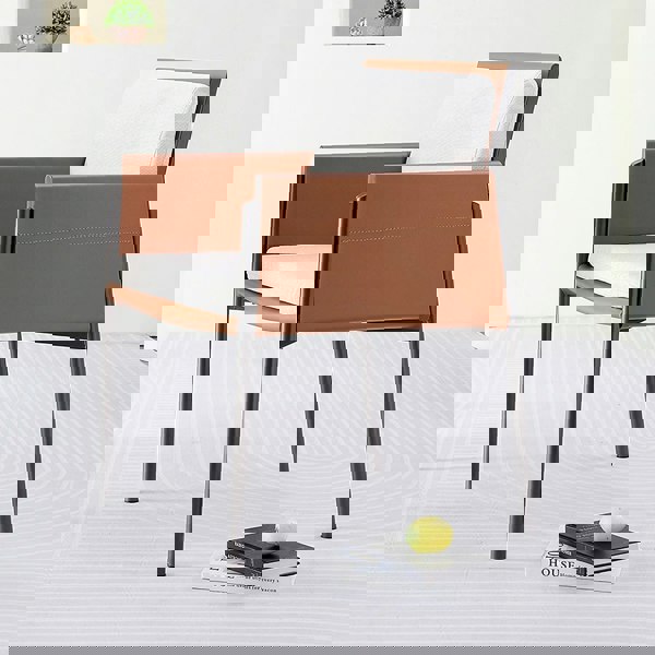 Rit Concept Decker Dining Chair With Armrests, Leather