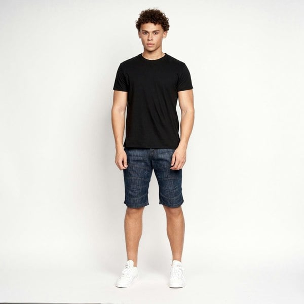 Crosshatch Winston MVE Denim Shorts Dark Wash