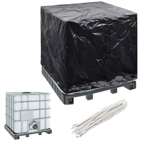 Berkfield IBC Container Cover 8 Eyelets 116x100x120 cm