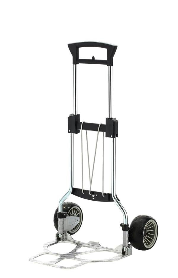 RuXXac Cross 2234-41V3 Folding Sack Truck Barrow for Rough Terrain, Hand Trolley Cart with Extra Wide Wheels, 100kg Capacity