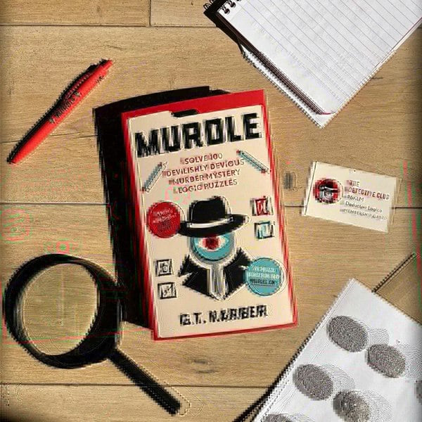 Murdle Book 1 by G. T. Karber | Solve 100 Murder Mystery Logic Puzzles | #1 Sunday Times Bestseller | Crime Puzzle & Brain Teaser Book