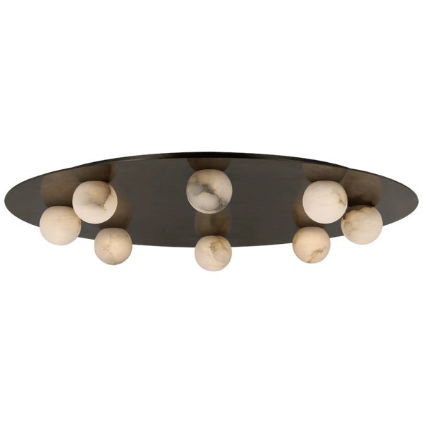 Kelly Wearstler Pertica 30" Eight Light Flush Mount Light