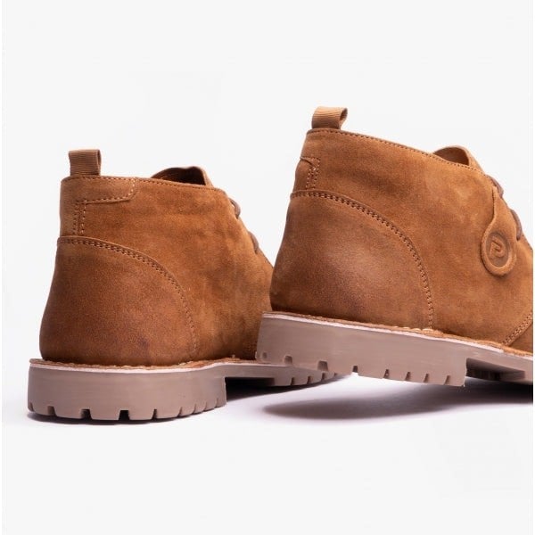 Popps COOPER Mens Desert Boots Cognac