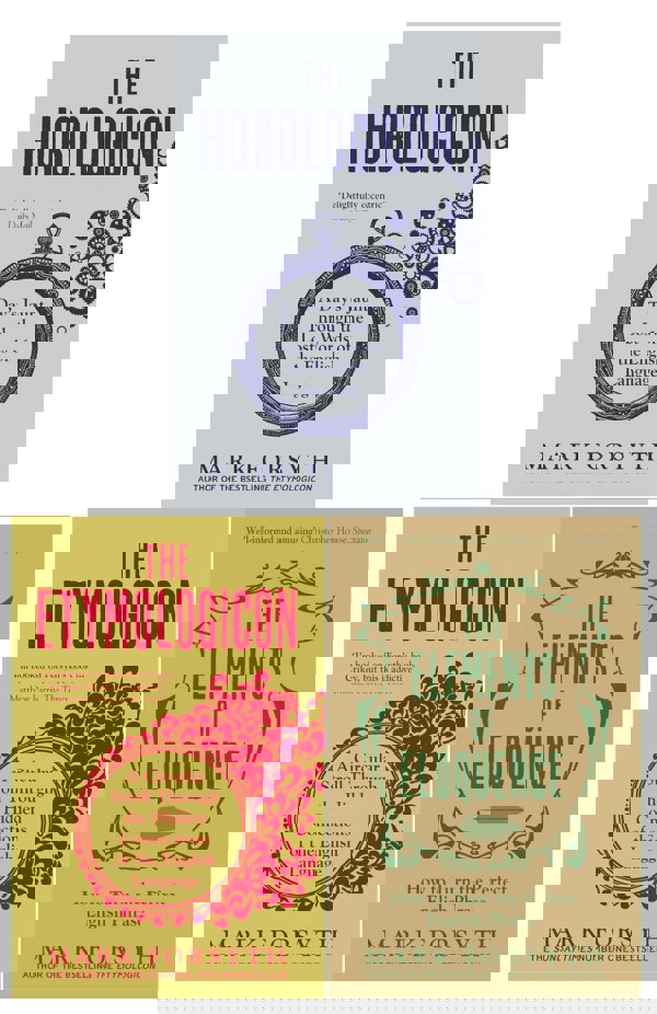 Mark Forsyth 3 Books Collection Set (The Etymologicon, The Elements of Eloquence & Horologicon) (New Covers)