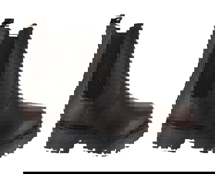 OakTrak Rocksley Boys Kids Leather Dealer Pull On Chelsea Boots