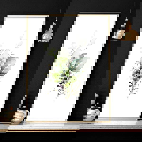 Botanical art print | set of 3 wall art prints