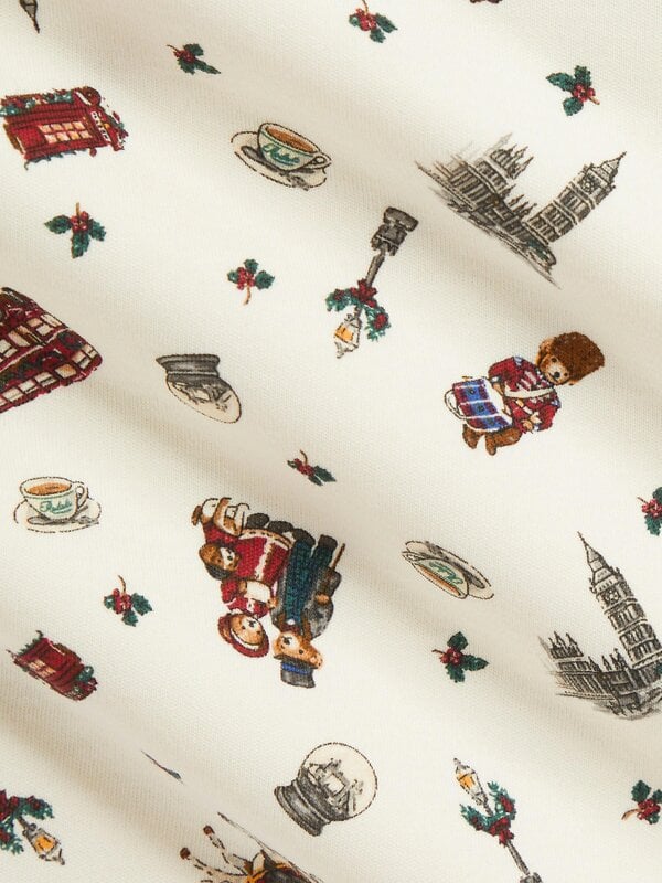 Ralph Lauren Kids Ralph Lauren Baby Boys Winter Bearville Print Blanket in Ivory