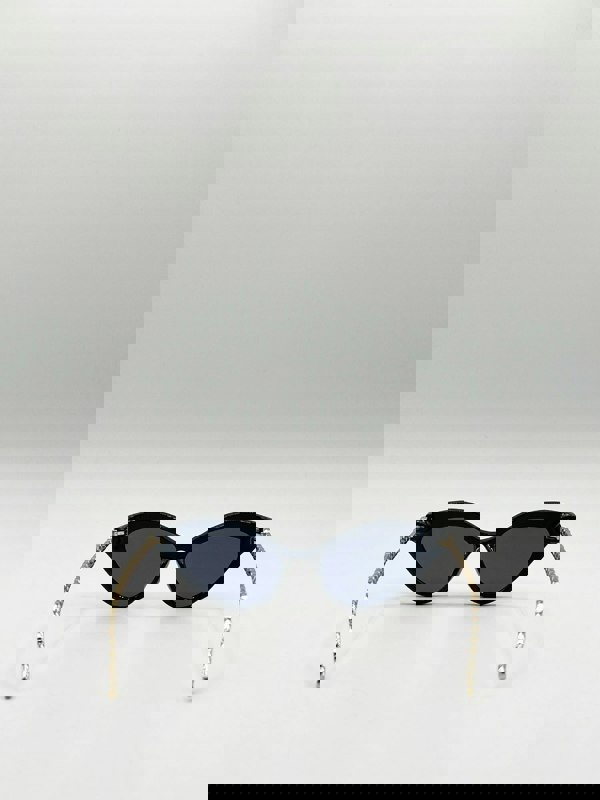 SVNX Cat-Eye Sunglasses in Black