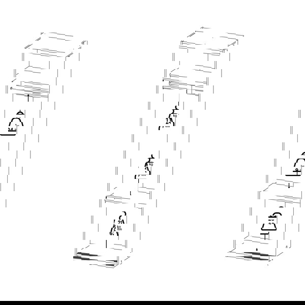 Furniture To Go Space Wardrobe with 2 Sliding Doors in White