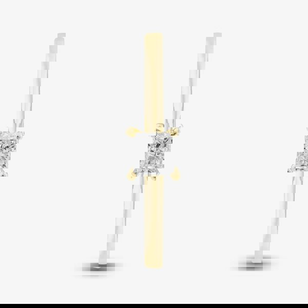 1888 Collection 9ct Yellow Gold 0.50ct Princess Cut Diamond Solitaire Ring PPP01-9Y-0.50-H-SI2