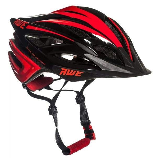 AweBlade In Mould Adult Bike Helmet Medium 55-58cm Black/Red