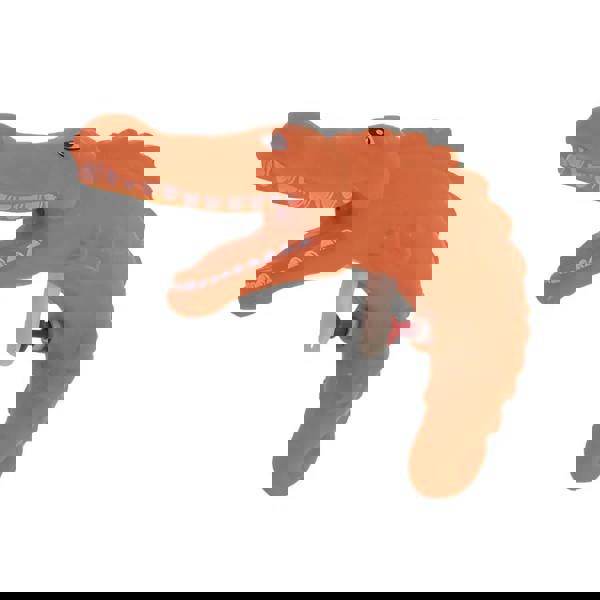 Fashy Jungle Water Pistol: orange alligator toy with movable jaws