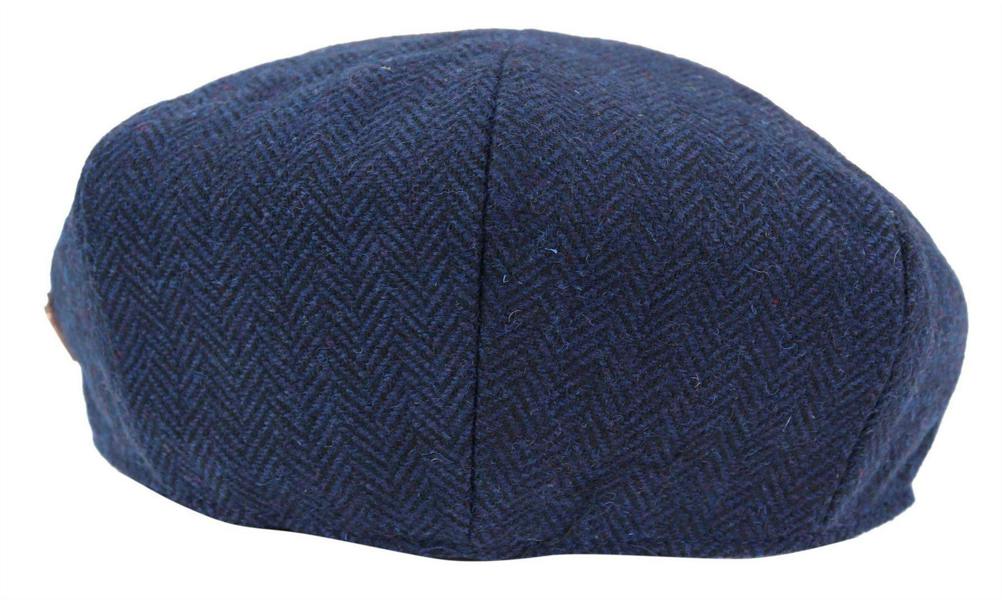 TruClothing Mens Peaky Blinders Tweed Gatsby Flat Baker Hat With Razor Blade