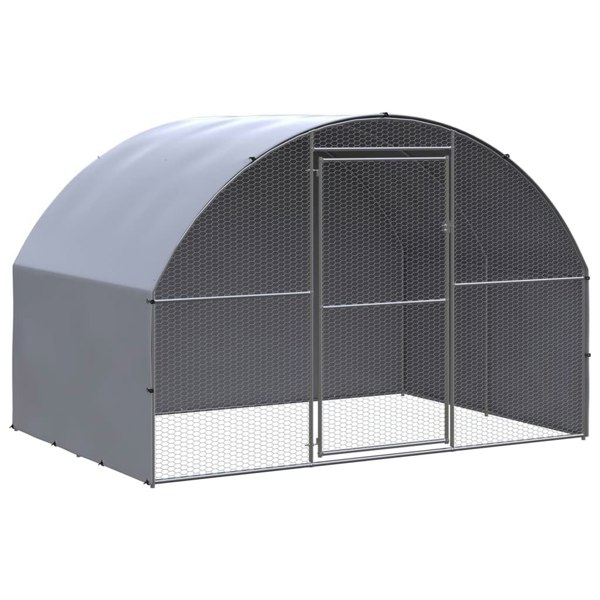 Berkfield Outdoor Chicken Coop 3x2x2 m Galvanised Steel