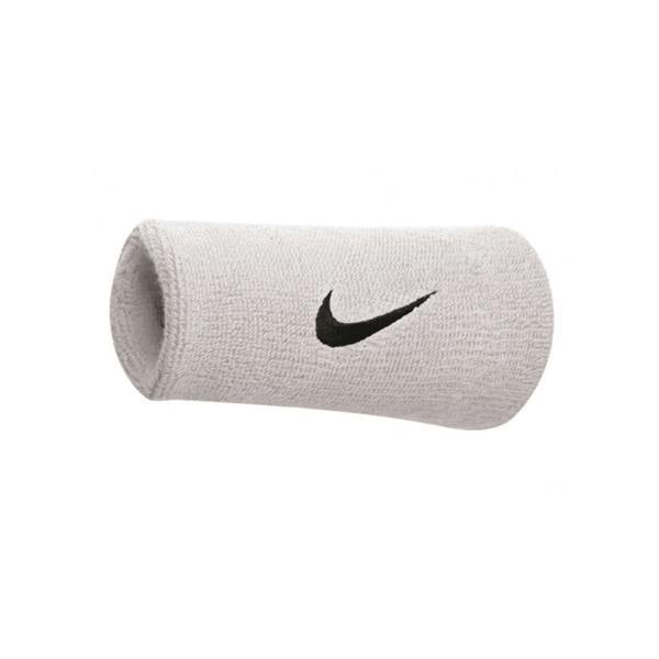 Nike Jumbo Swoosh Wristband (Pack of 2) - White/Black - 
