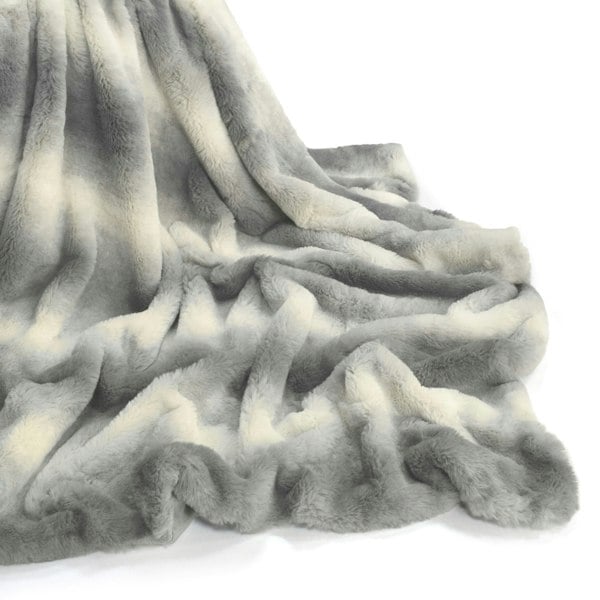 Velosso Nebraska Faux Fur Luxury Throw - 130cm x 150cm
