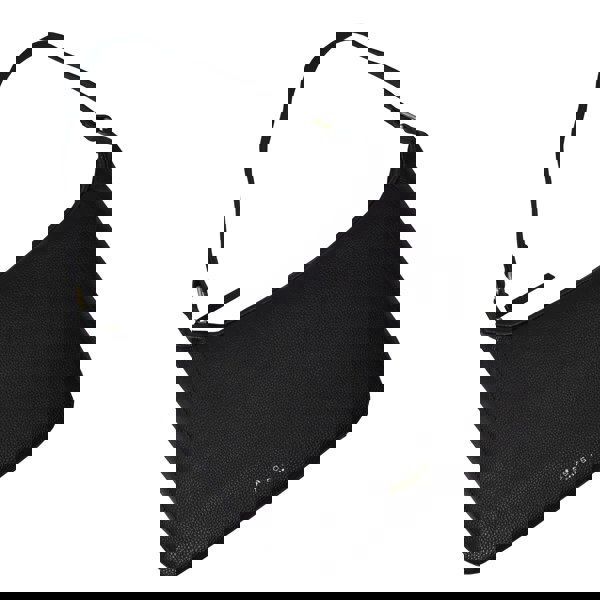 Assots London 'BIANCA' Black Pebble Grain Leather Slouchy Hobo Bag