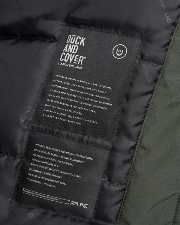 Duck and Cover Mantrax Padded Jacket Dark Olive