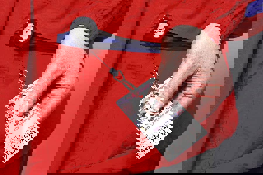 Durable Secure Retractable Keyring Badge Reel for IDs & Keys | 10 Pack | Black