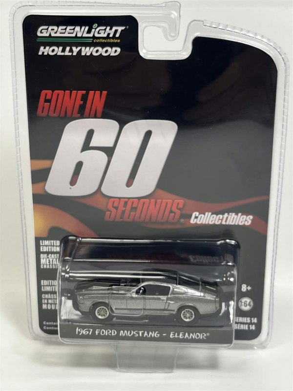 Greenlight Gone in 60 Seconds Eleanor 1967 Ford Mustang New Release Greenlight 44742