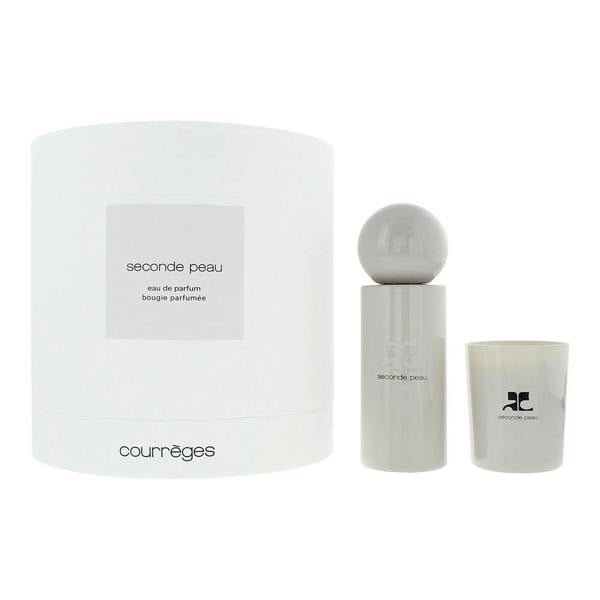 Courreges Seconde Peau Eau de Parfum 100ml + Candle 75g Gift Set Unisex