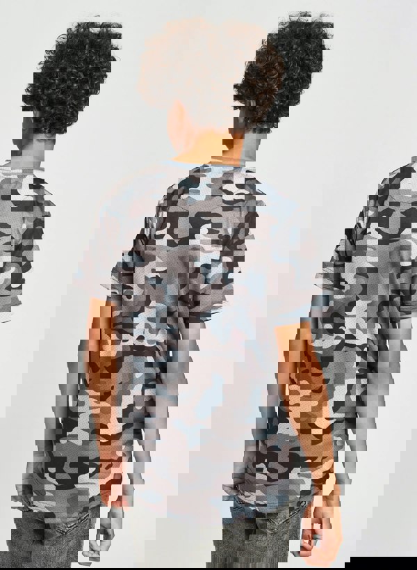 Beat Boyz Club Freestyle T-Shirt - Grey Camo