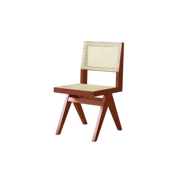 Caribbean Rattan Dining Chair, Oak-Weilai Concept-Brown-Weilai Concept