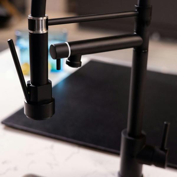 Flode Mång Multi Use Kitchen Mixer Tap | Matt Black