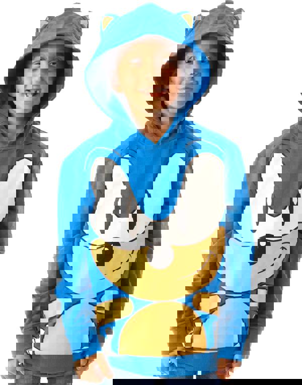 Sonic the Hedgehog Boys Blue Character Hoodie