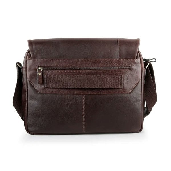 PRIMEHIDE Leather Messenger Bag - Tuscan