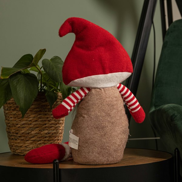 Samuel Alexander 53cm Red and White Sitting Gonk with Mushroom Hat and Dangly Legs