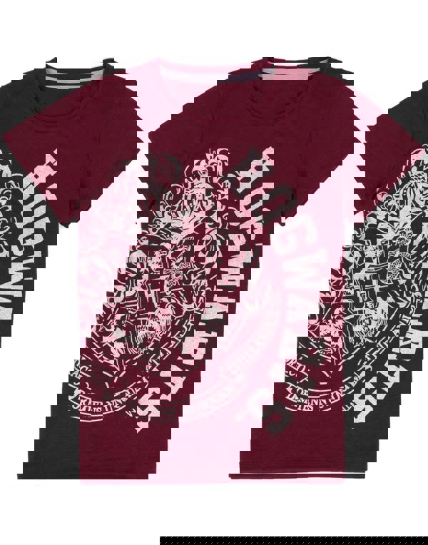 Harry Potter Girls Red Short Sleeve Long Leg Pyjama Set