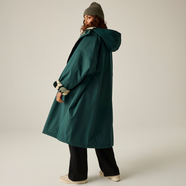 Regatta Unisex Adult Brush Stroke Changing Robe - Deep Pine