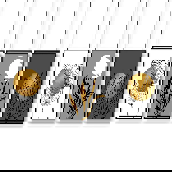 Pictures for the hallway | set of 3 framed wall art prints