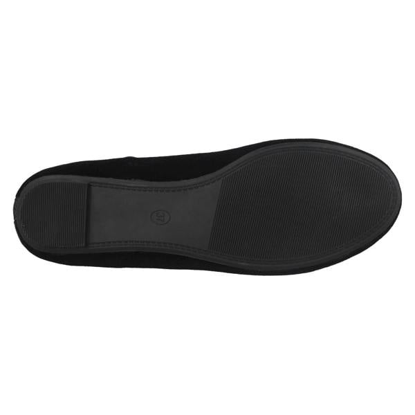 Spot On Ladies Spot On Tie Up Leg Ribbon Flat Ballerina Shoe F80273