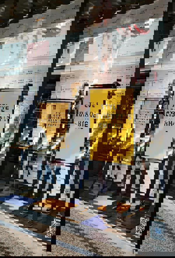 Durable DURAFRAME UV Poster Adhesive Magnetic Signage Frame | A1 Black