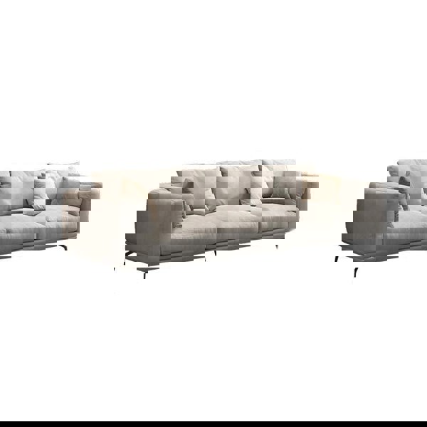 NR23 Three Seater Corner Sofa, Leathaire-Weilai Concept-Weilai Concept