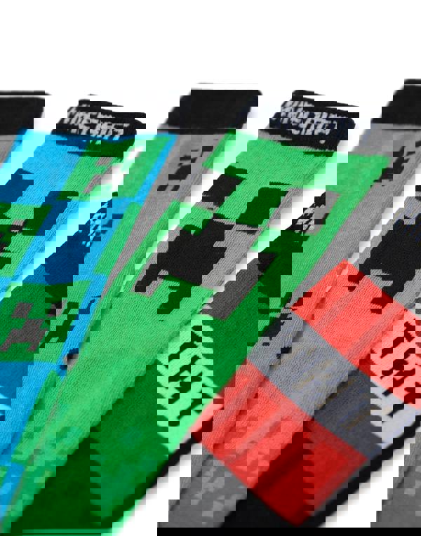Minecraft Boys Multicoloured Character Calf Socks Set of 5