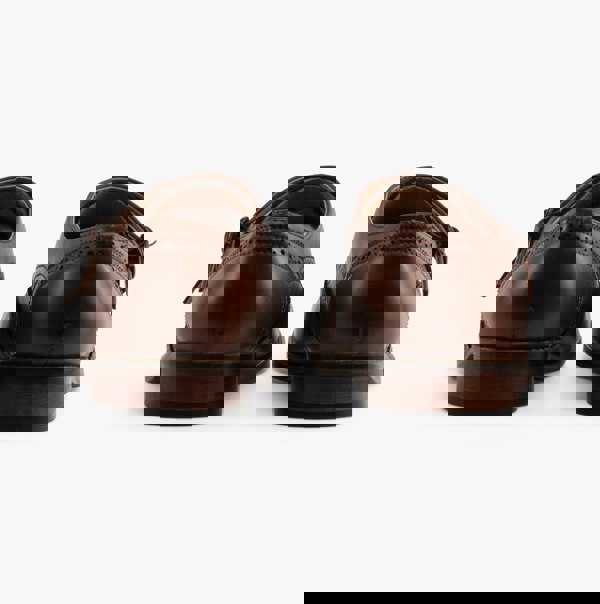 Goor JOSEPH Mens Mens Brogue Monk Shoes Brown