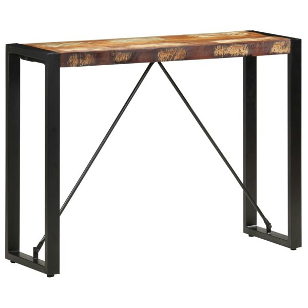 Berkfield Console Table 110x35x76 cm Solid Reclaimed Wood
