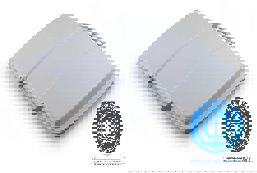 Durable ECO 90L Bin Lid Grey | Recycled Plastic Square Lid | DURABIN