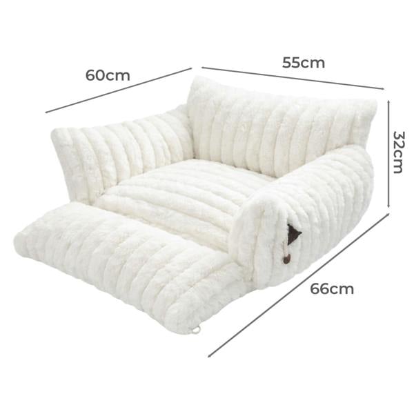 Skylos Pet Sofa Couch Bed for Cats Small Dog Washable Expandable Soft Deep Sleep