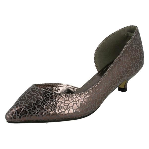 Savannah Ladies Savannah Cut Out Side Kitten Heel