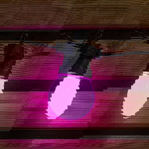 Samuel Alexander Set of 10 Indoor Outdoor Connectable Party Festoon Lights with Multi-Coloured LEDs